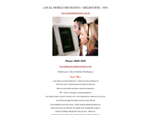 Tablet Screenshot of localmobilemechanics.com